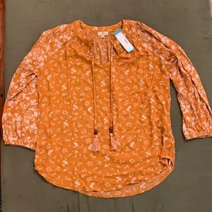 Mason & Belle Cassey Tassle Detail Top, Size M, Brand New